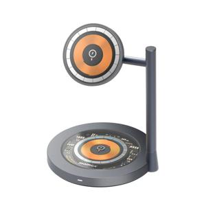 Momax Q.Mag Dual 2 Dual Magnetic Wireless Charging Stand - Black