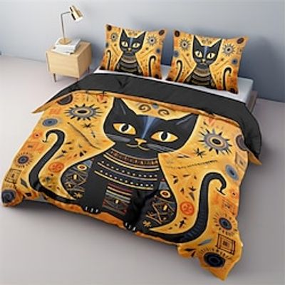 Vintage Cats Bedding Set Duvet Cover weight Heavy And Soft Three Piece Set Suitable For Adults And Children Two Piece Set Big Bed Small Bedding Set Halloween Christmas Hot Bedding Lightinthebox Vintage Cats Bedding Set Duvet Cover weight Heavy And Soft Three Piece Set Suitable For Adults And Children Two Piece Set Big Bed Small Bedding Set Halloween Christmas Hot Bedding Lightinthebox