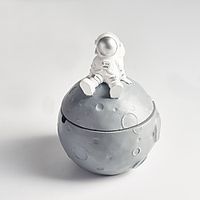 Anti-flying Ash with Cover Astronaut Astronaut Smoking Cylinder Creative Living Room Home Coffee Table Decoration miniinthebox - thumbnail
