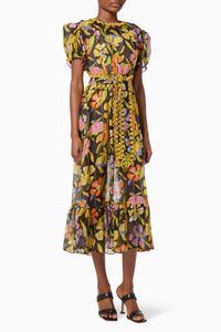 Campanela Silk-blend Maxi Dress