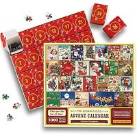 Jigsaw Puzzle Christmas Puzzle Advent Calendar 1000 Piece for Adult, Holiday Jigsaw Puzzle Advent Calendar 2023, Winter Puzzle for Adult 1000 Piece miniinthebox - thumbnail