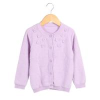 Girls Candy Color Knitted Cardigan