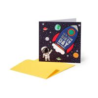 Legami Greeting Card - Small - Space (7 x 7 cm) - thumbnail