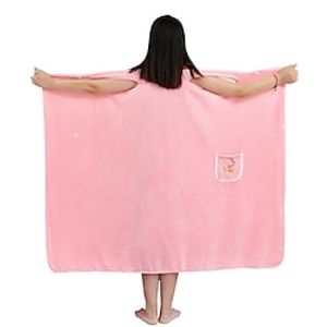Pineapple Grid Embroidery Bath Skirt Bathrobe Can Be Worn And Can Be Wrapped In Large Size Bath Skirt Does Not Shed Hair Towel miniinthebox