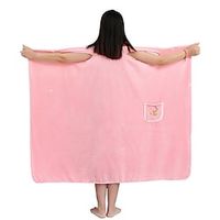 Pineapple Grid Embroidery Bath Skirt Bathrobe Can Be Worn And Can Be Wrapped In Large Size Bath Skirt Does Not Shed Hair Towel miniinthebox - thumbnail