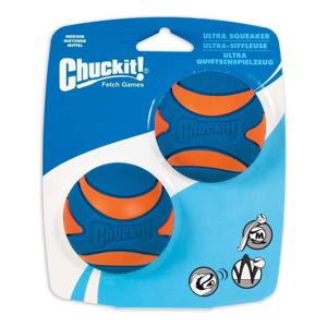 Chuckit! Dog Toy Ultra Squeaker Ball - Medium (2 Pack)