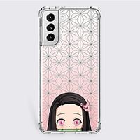 Demon Slayer: Kimetsu no Yaiba Cartoon Characters Phone Case For S22 S21 S20 Plus Ultra FE S10 S9 S8 S7 Plus Edge A32 A22 A12 A02 A21s Unique Design Protective Case Shockproof Dustproof Back Cover TPU Lightinthebox - thumbnail