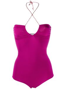 Forte Forte fitted halterneck bodysuit - PURPLE