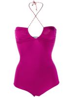 Forte Forte fitted halterneck bodysuit - PURPLE