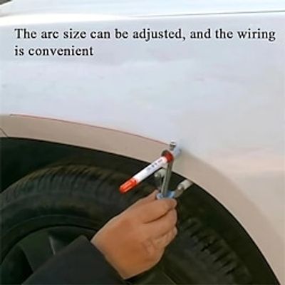 Silver Parallel Scriber Wheel: Perfect for Car Sheet Metal Dent Repair  Brow Painting miniinthebox