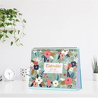 2022-2023 Desk Calendar - Standing Flip 2022-2023 Desktop Calendar with Thick Paper 9.8 x 8.3 Jul. 2022 - Dec. 2023 Memo Pages  Twin-Wire Binding  Unruled Blocks Lightinthebox - thumbnail