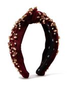 Velvet Crystal Knotted Headband Velvet Crystal Knotted Headband