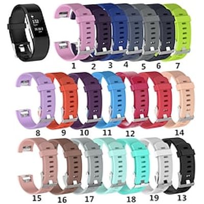 Replacement Bands for Fitbit Charge 2, Soft Breathable Silicone Adjustable Classic Bands for Fitbit Charge 2,Women Men miniinthebox