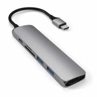 Satechi Hub Type-C Slim Multimedia Adapter V2 Space Grey