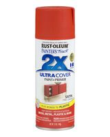 Rustoleum Painter's Touch 2X Ultra Cover Spray Paint Satin Fire Orange