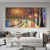 Mintura Handmade Tree Landscape Oil Paintings On Canvas Wall Art Decoration Modern Abstract Pictures For Home Decor Rolled Frameless Unstretched Painting Lightinthebox