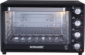 Sonashi 45Ltr Electric Oven, Rotisserie & Convection Function, 1800W, (STO-735N)