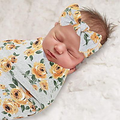 Baby Unisex Active Daily  Indoor Cartoon  Animal Print Blanket Green  Blue  White Kid onesize Lightinthebox