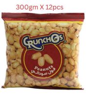 Crunchos Peanuts, 300g, Carton of 12 Packs Crunchos Peanuts, 300g, Carton of 12 Packs