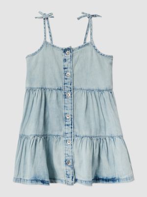 Toddler Denim Tiered Dress Toddler Denim Tiered Dress