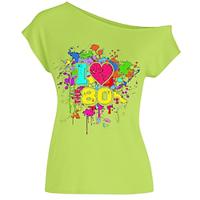 Retro Vintage 1980s Masquerade T-shirt Women's Halloween Party / Evening T-shirt Lightinthebox