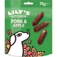 Lily's Kitchen Cracking Pork & Apple Sausages Dog Treat (70 g)