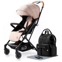 Teknum SLD Stroller With Elite Diaper Bag Bundle - Khaki CM_TKLS_YF001KHMHDPBL