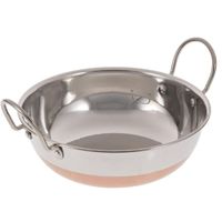 Royalford Kadai Copper Bottom & Stainless Steel Handle 23.5Cm, Multi, Rf9974 - thumbnail