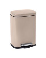Wenko Pedal Bin Leno Easy Close 5 liter Taupe