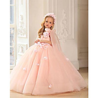 Princess Floor Length Flower Girl Dresses Party Polyester Sleeveless V Neck with Bow(s) Lightinthebox Princess Floor Length Flower Girl Dresses Party Polyester Sleeveless V Neck with Bow(s) Lightinthebox
