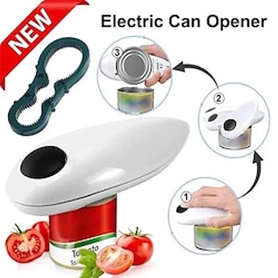 Professional Electric Tin Can Opener Electric Can Opener with Eight Characters Automatic One Touch Multi-function Wine Bottle Opener Lightinthebox