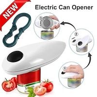Professional Electric Tin Can Opener Electric Can Opener with Eight Characters Automatic One Touch Multi-function Wine Bottle Opener Lightinthebox - thumbnail