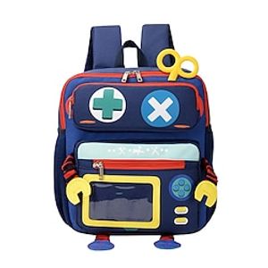 School Backpack Bookbag Cartoon for Kids Boys Girls Wear-Resistant With Chest Strap Adjustable Shoulder Straps Polyester School Bag Back Pack Satchel 11 inch miniinthebox