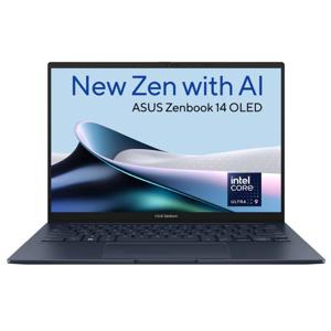 ASUS Zenbook 14 OLED UX3405MA-OLED9W, Intel Core Ultra 9 185H 2.3GHz, 16GB RAM, 1TB SSD, 14.0 Inch OLED 3K Touch Screen, Intel Arc Graphics, Win11 Home, Eng-Arab Keyboard, Blue