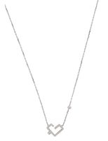 Hubb Necklace Extra Small Solid Diamond Dot Plus 1 Solitaire - thumbnail