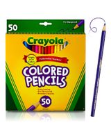 Crayola Colored Pencils Long Pack of 50