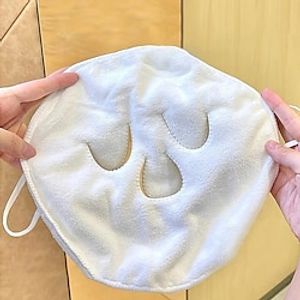 Hot Compress Face Towel Masks, Reusable Facial Steamer Towel For Hot Cold Skin Care, Moisturizing Face Steamer, Beauty Facial Towel For Home And Beauty Salon miniinthebox