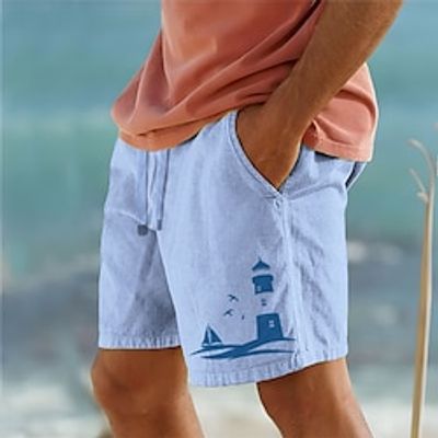 Men's Shorts Summer Shorts Beach Shorts Print Drawstring Elastic Waist Landscape Comfort Breathable Short Outdoor Holiday Going out Cotton Blend Hawaiian Casual White Army Green miniinthebox Men's Shorts Summer Shorts Beach Shorts Print Drawstring Elastic Waist Landscape Comfort Breathable Short Outdoor Holiday Going out Cotton Blend Hawaiian Casual White Army Green miniinthebox