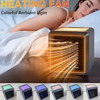 Electric Heater Colorful Glare Heater Portable Heating And Warming Household Heater For Home Office School Thanksgiving Halloween Christmas Gift Fall Winter Essential miniinthebox - thumbnail