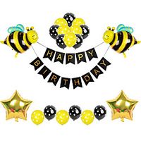 Large Bee Balloon Set Insect Decoration Children's Birthday Party Theme Balloon miniinthebox - thumbnail