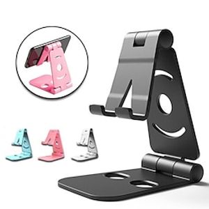 Portable Mobile Phone Holder Bracket Mount Desk Stand Double Folding for Tablet Mobile Phone Lightinthebox