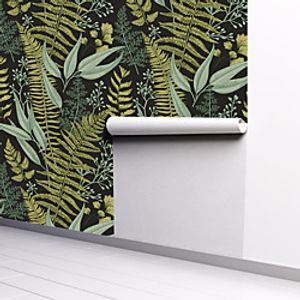 Plants Home Decoration Comtemporary Vintage Wall Covering, PVC / Vinyl Material Self adhesive Wallpaper, Room Wallcovering miniinthebox