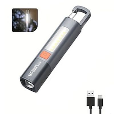 SD1023 LED Torch Light XPE Super Bright Flashlight With Hook USB Rechargeable Zoomable Waterproof Light For Household Emergency Outdoor Lighting Lightinthebox SD1023 LED Torch Light XPE Super Bright Flashlight With Hook USB Rechargeable Zoomable Waterproof Light For Household Emergency Outdoor Lighting Lightinthebox