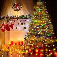 Christmas Tree String Lights Christmas Decorations DC24V 8 Modes Lighting 280led 400leds For Xmas Party Indoor Outdoor Fairy Garland String Holiday Lights EU US Plug Lightinthebox - thumbnail