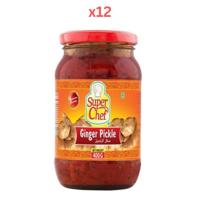 Super Chef Ginger Pickle 400Gm (Pack Of 12)