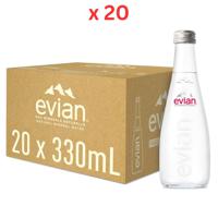 Evian Sparkling Natural Water 330ml x 20 Carton