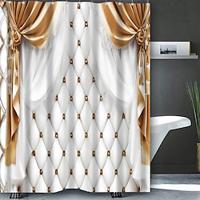 Shower Curtain with Hooks Palace Style for Bathroom Barn Door Bathroom Decor Set Polyester Waterproof 12 Pack Plastic Hooks Lightinthebox