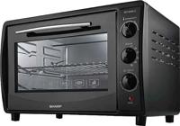 Sharp 42Liter Double Glass Electric Oven 1800Watt With Rotisserie And Convection, Black - EO42NK