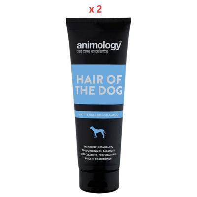 Animology Hair Of The Dog Anti-Tangle Dog Shampoo 250ml Pack Of 2 Animology Hair Of The Dog Anti-Tangle Dog Shampoo 250ml Pack Of 2