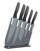 Viners Twilight Stainless Steel Knife Block Set of 6 Viners Twilight Stainless Steel Knife Block Set of 6